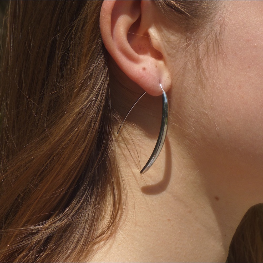 Funky Shaped Vintage Earrings